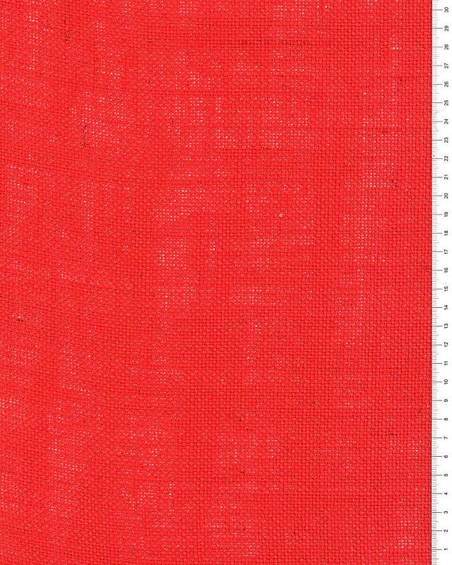 Toile de jute - 330 gr/m² - 260 cm - Rouge - Tissushop